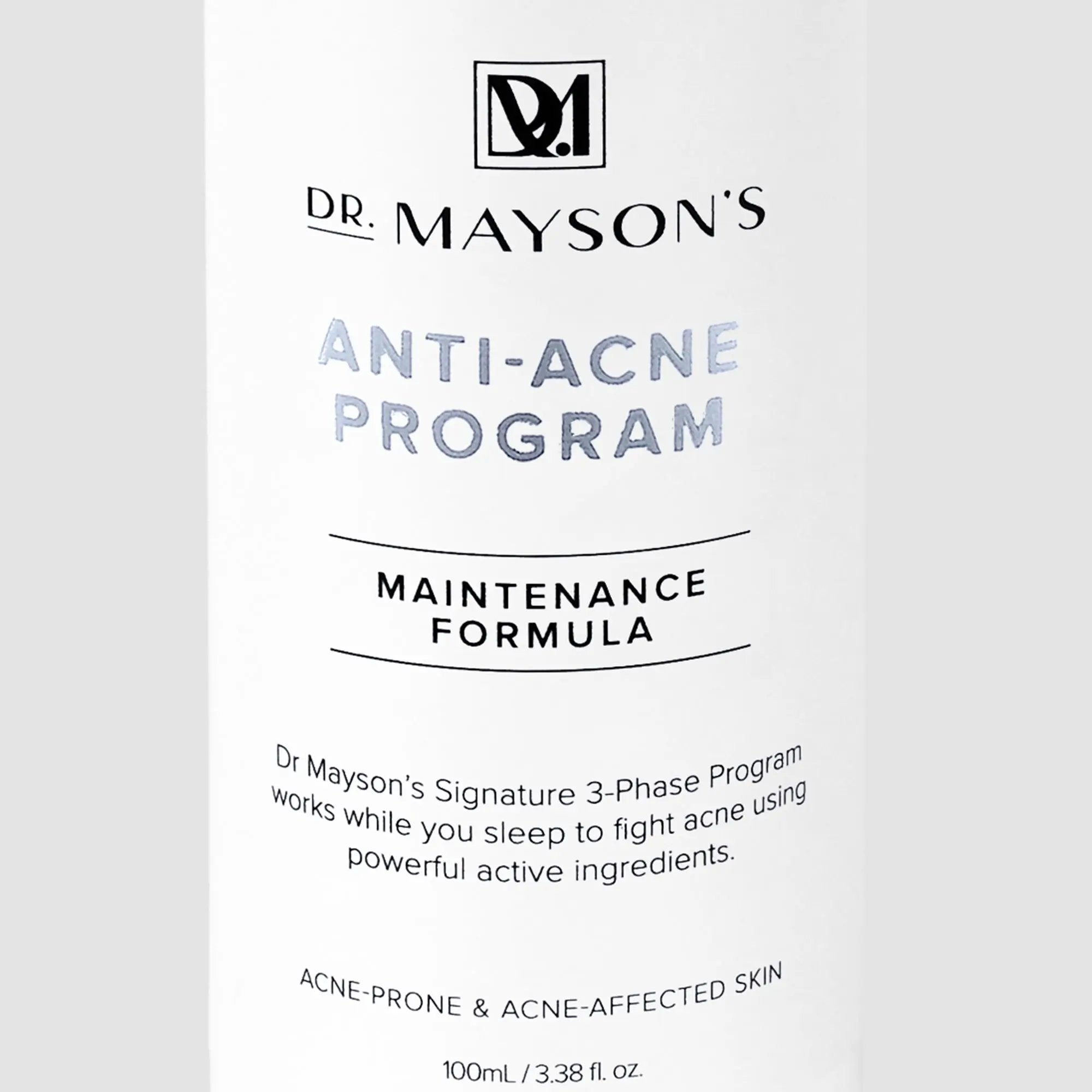 Dr. Mayson’s 3-Phase Anti-Acne Program fights breakouts