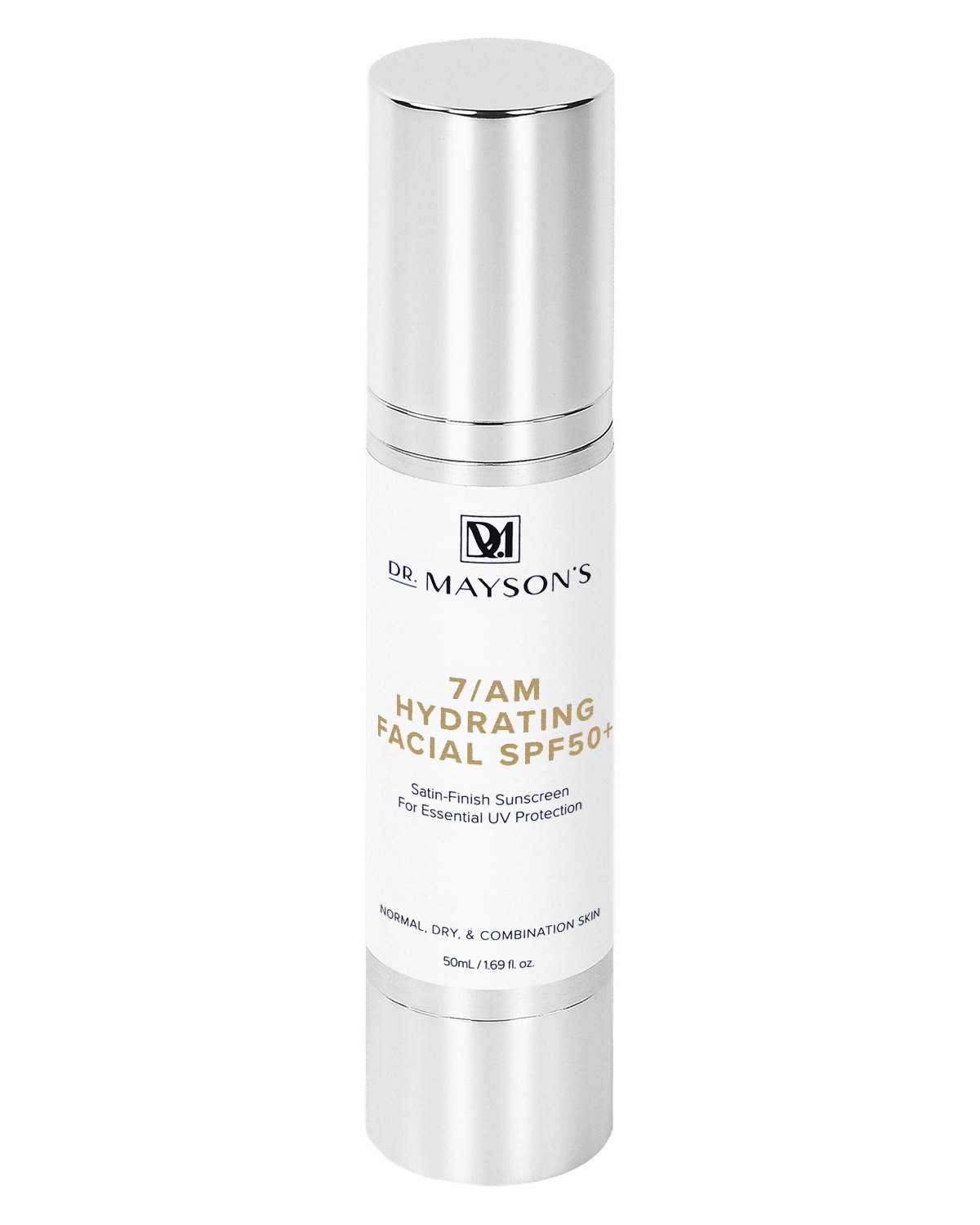 Dr. Mayson’s SPF 50+ sunscreen with UV protection.
