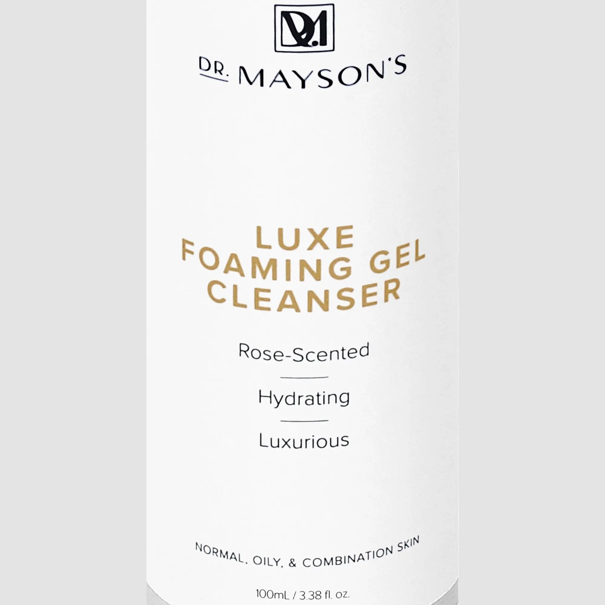 Luxe Foaming Gel Cleanser Dr Mayson's Skincare