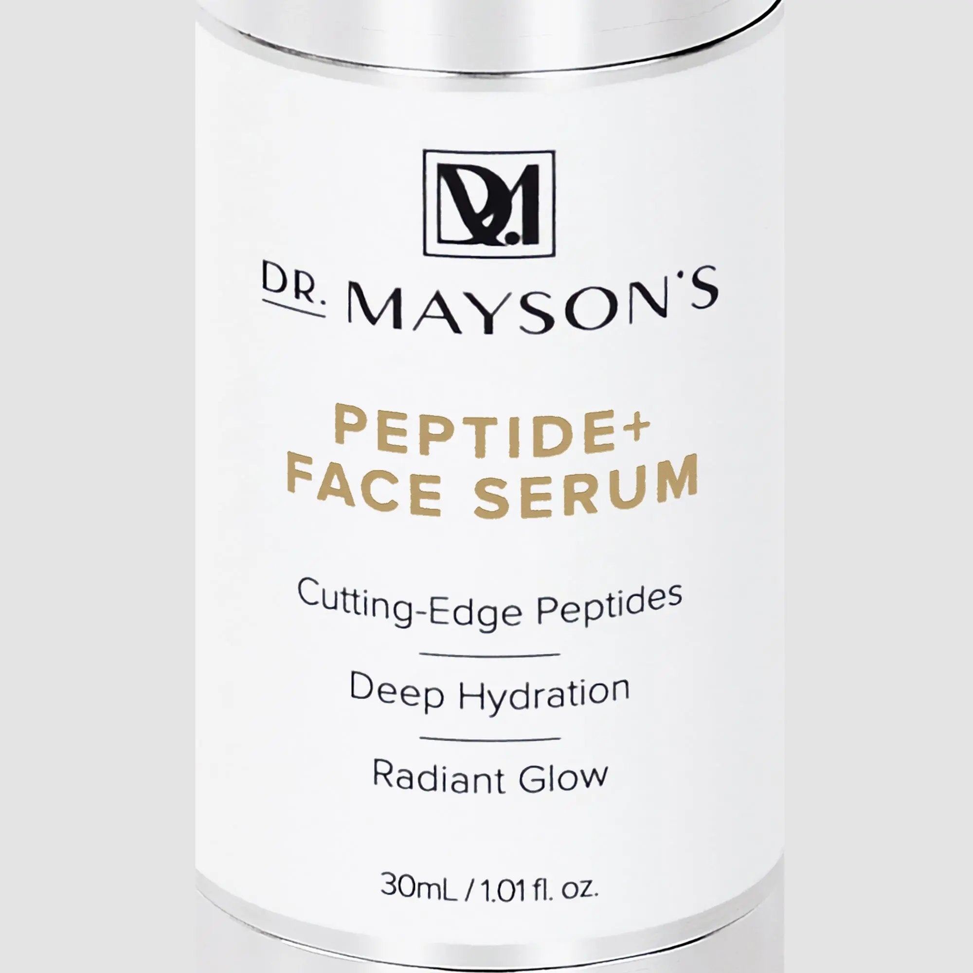 Glowing skin with Dr. Mayson’s hydrating Peptide+ formula