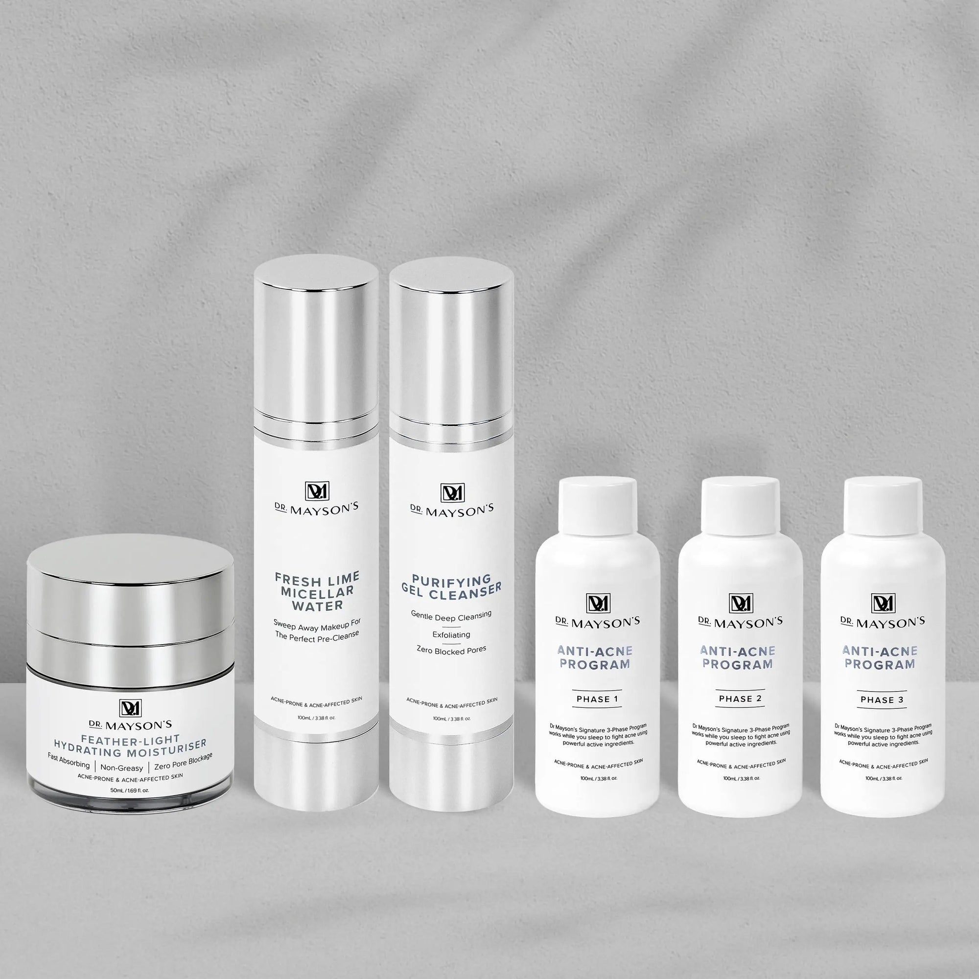 Dr Mayson's Ultimate Collection for acne treatment. best acne treatment. hormonal acne treatment. best acne treatment for teens. acne skincare. acne skin. acne skin care products. adult acne skin care. acne skin treatment. best acne skin care products.