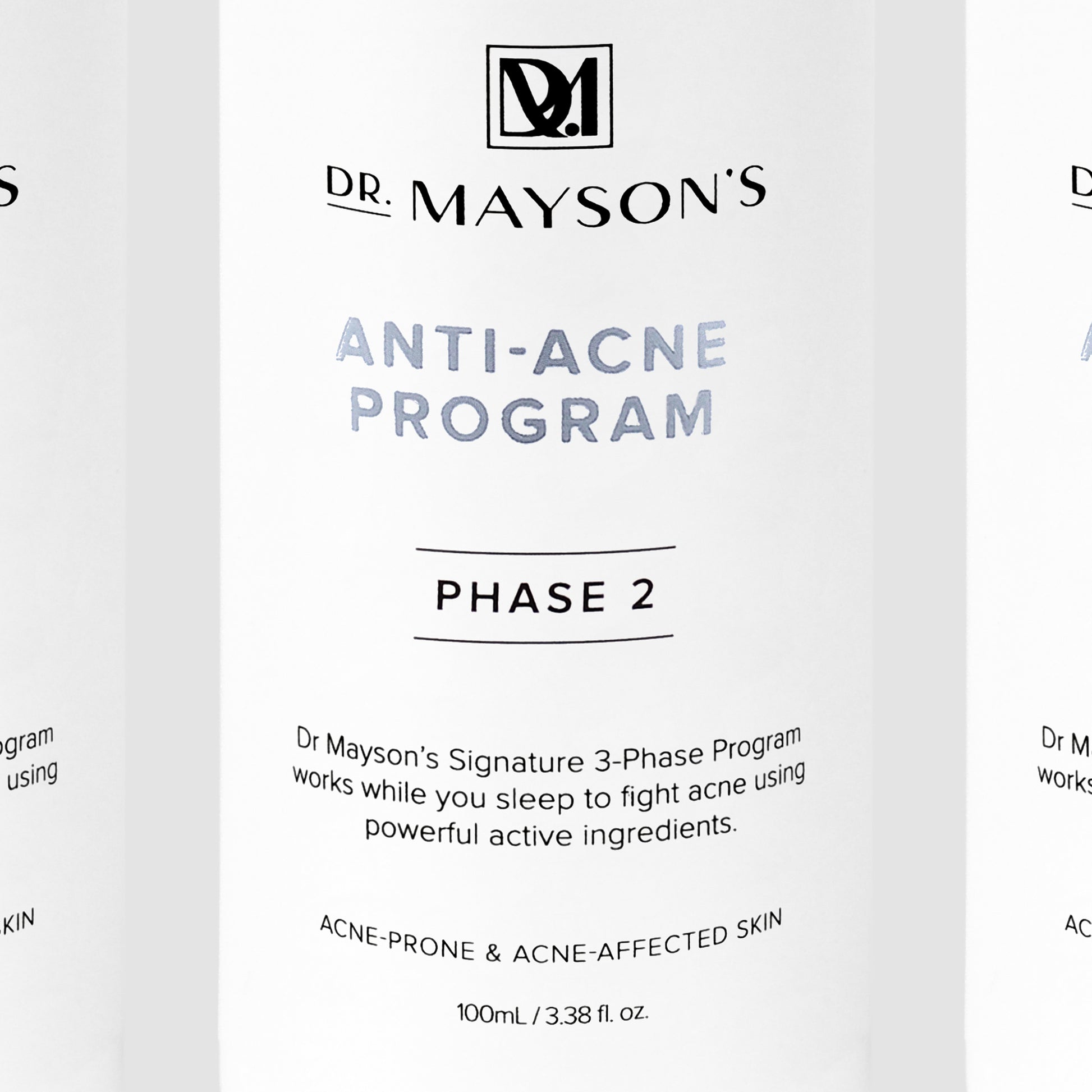 Dr. Mayson's Anti-Acne Program Phase 2 packaging on a white background