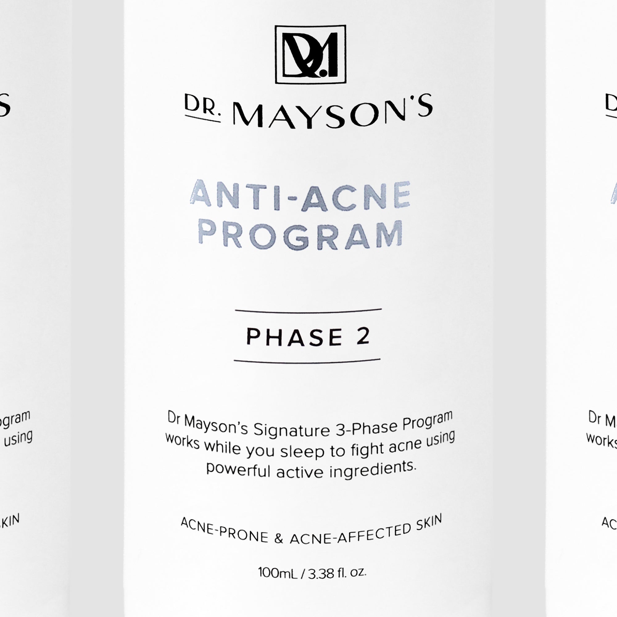 Dr. Mayson's Anti-Acne Program Phase 2 packaging on a white background