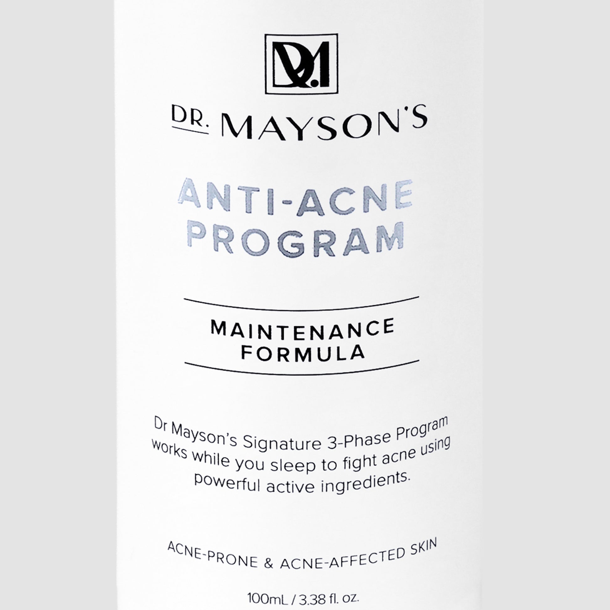 Dr. Mayson’s 3-Phase Anti-Acne Program fights breakouts