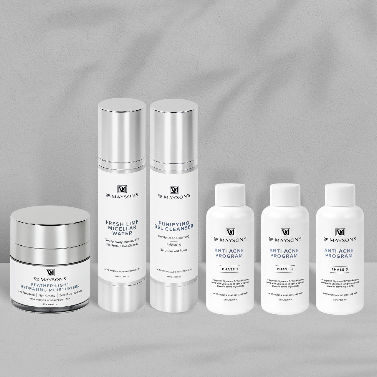 Dr Mayson's Ultimate Collection for acne-prone and acne-affected skin.